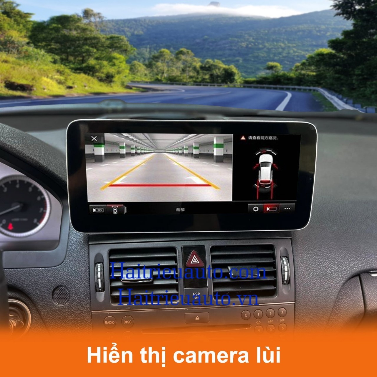 màn hình android Omas 360 xe mercedes C 2008-2010 8 Image
