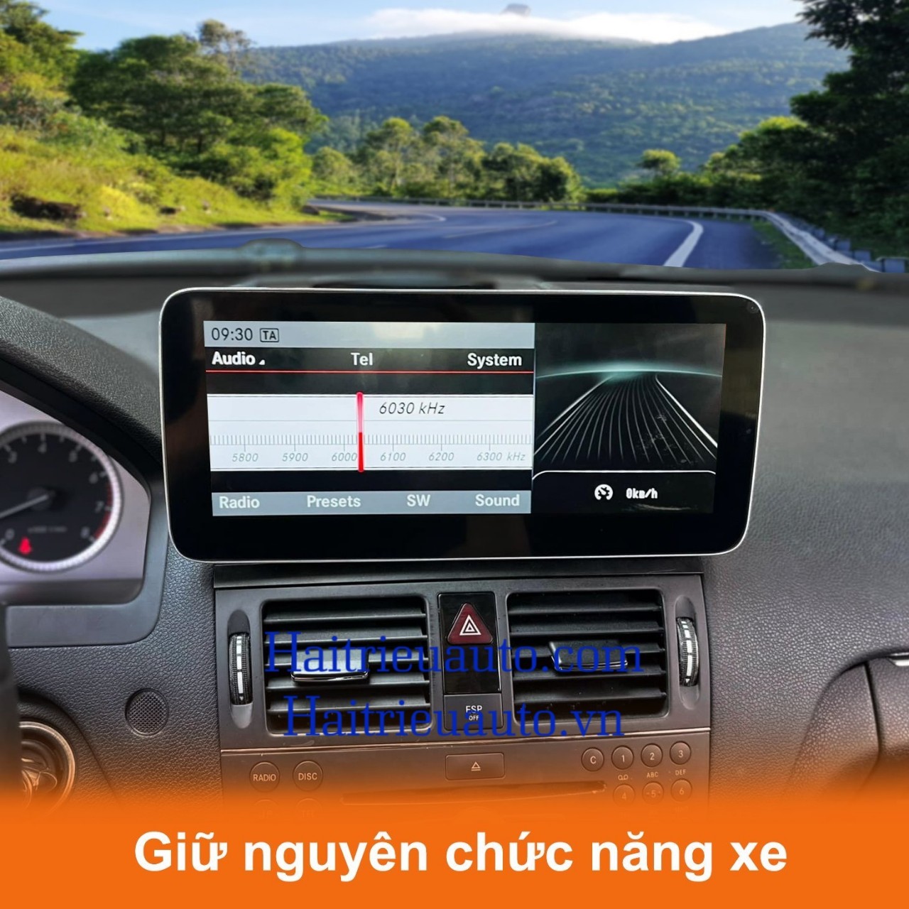 Màn hình android Omas pro 360 xe mercedes C 2008-2010 9 Image