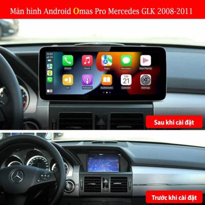 Màn hình android Omas 360 xe mercedes GLK 2008-2010