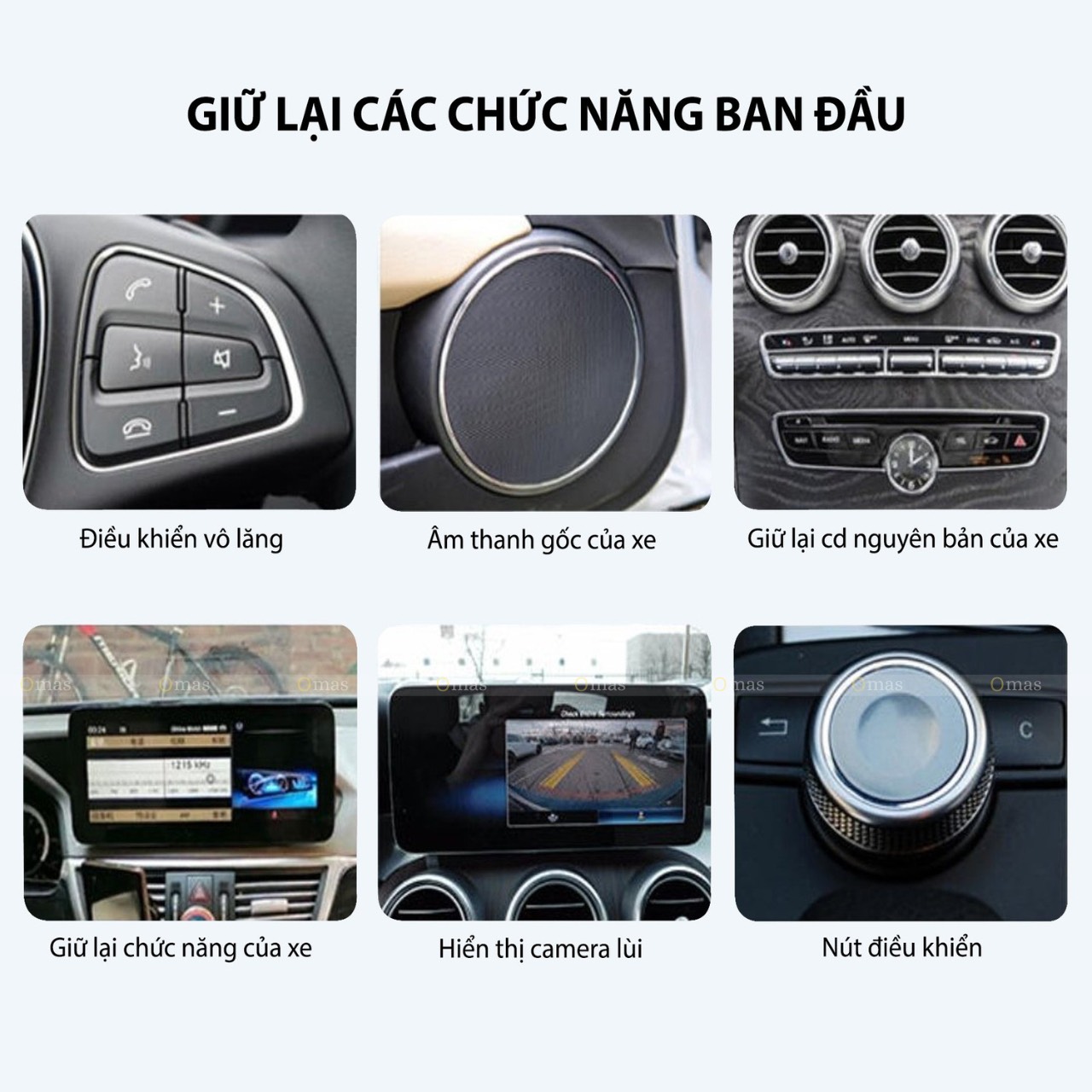 Màn hình android Omas xe merceddes GL 6 Image