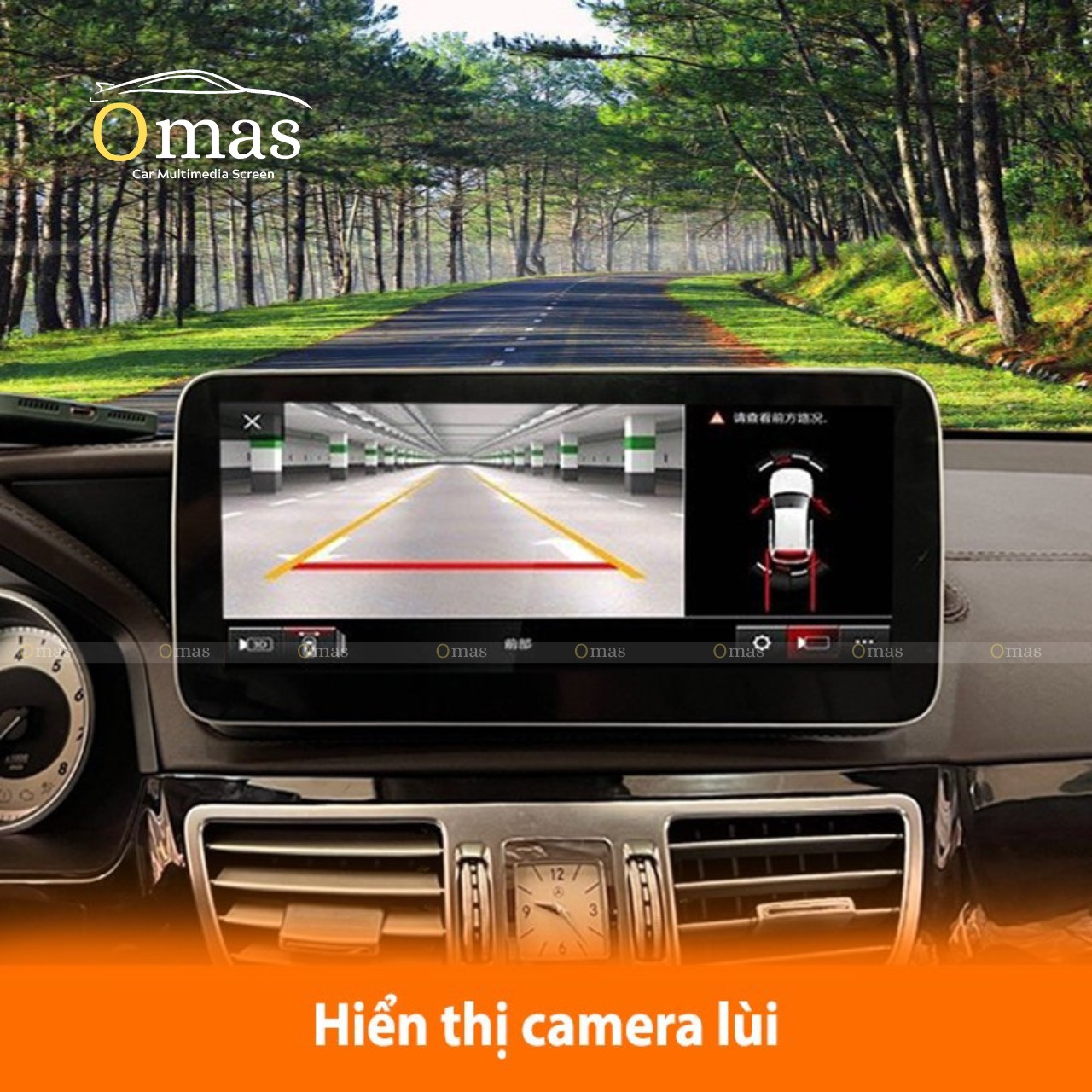 Màn hình android Omas xe mercedes E 5 Image