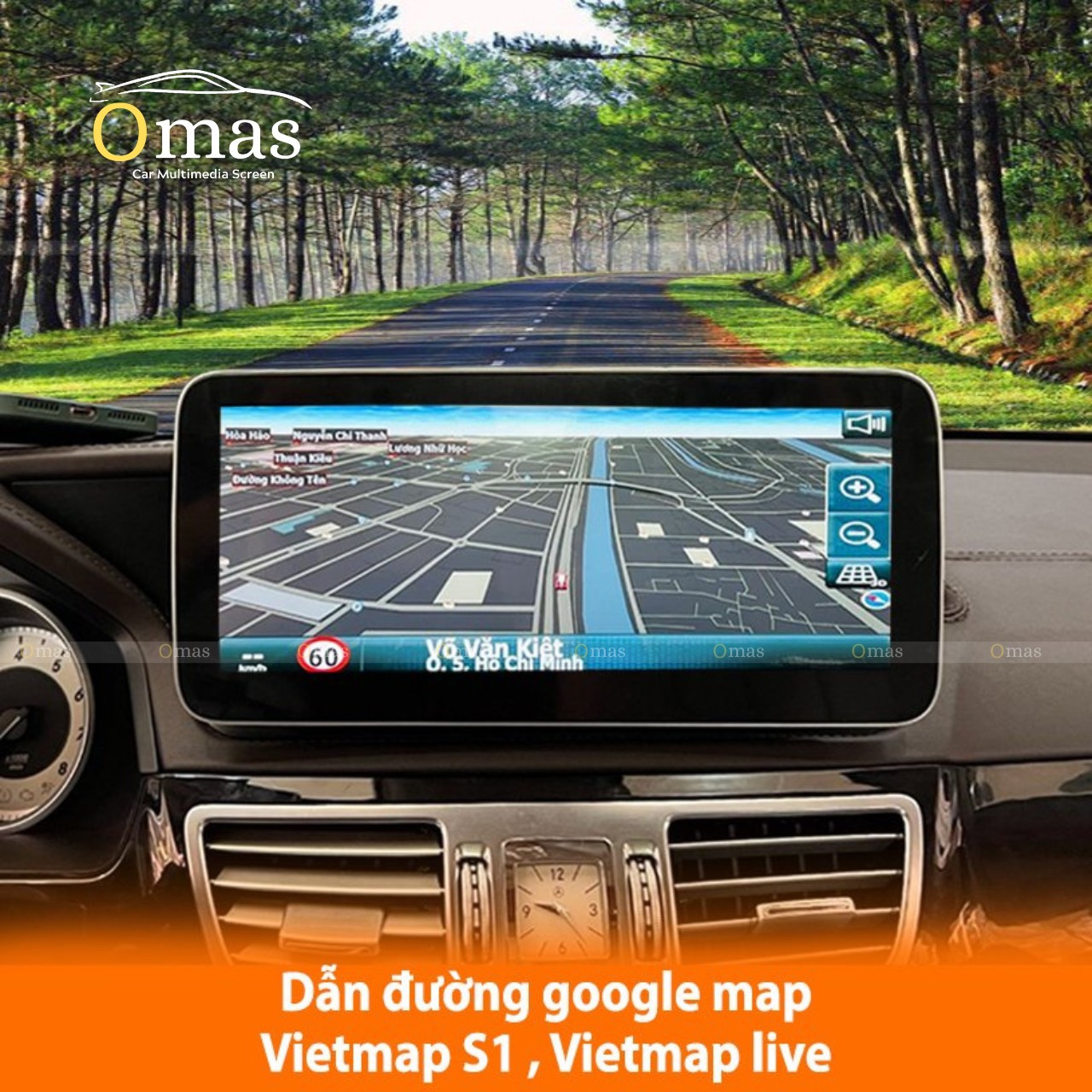 Màn hình android Omas pro mercedes E 6 Image