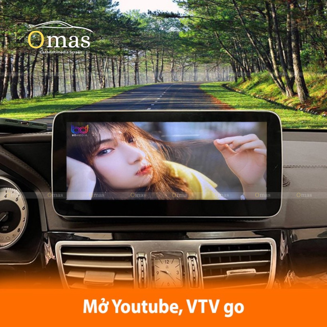 Màn hình android Omas pro mercedes E 8 Image
