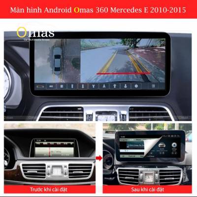 Màn hình android Omas xe mercedes E