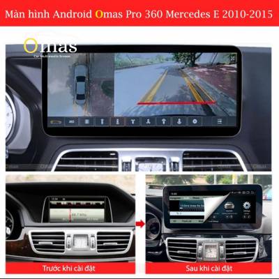 Màn hình android Omas pro mercedes E