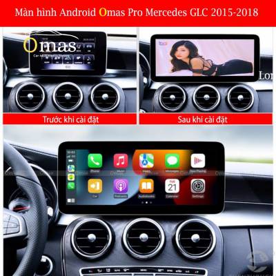 Màn hình adnroid Omas 360 xe mercedes GLC 2015-2018
