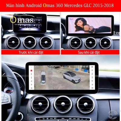 Màn hình android Omas xe mercedes GLC 2015-2018