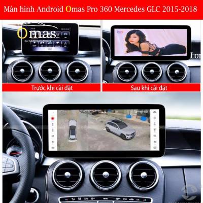 Màn hình adnroid Omas pro xe mercedes GLC 2015-2018