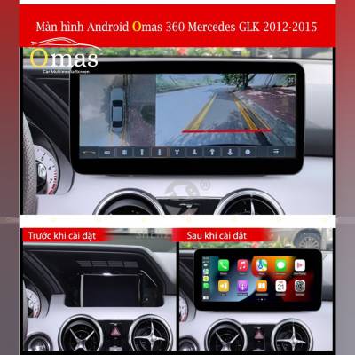 Màn hình android Omas xe mercedes GLK 2011-2015