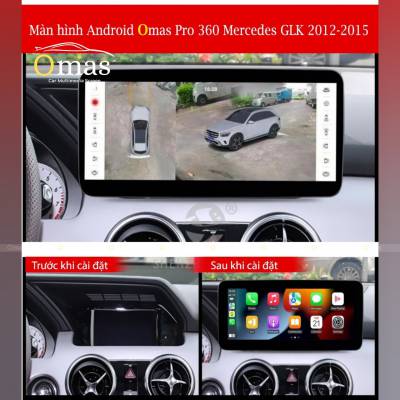 Màn hình android Omas pro xe mercedes GLK 2011-2015