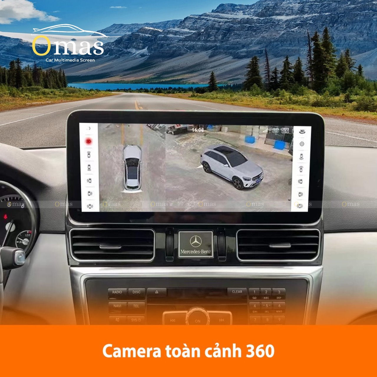 Màn hình android Omas 360 mercedes Gl 6 Image