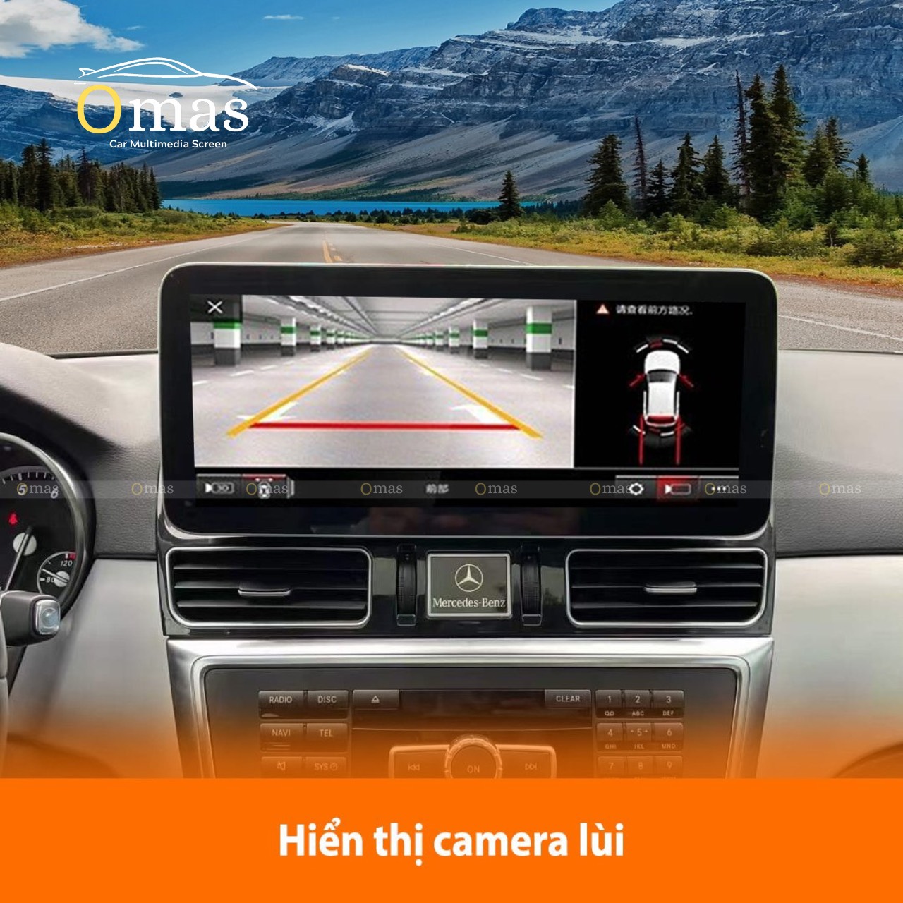 Màn hình android Omas xe merceddes GL 8 Image