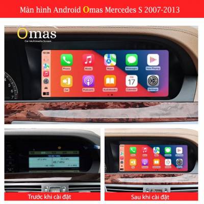 Màn hình android Omas 360 mercedes Gl
