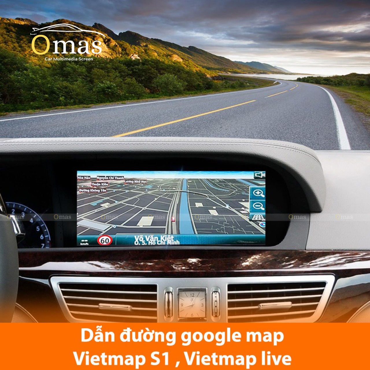 Màn hình android Omas xe mercedes S 4 Image
