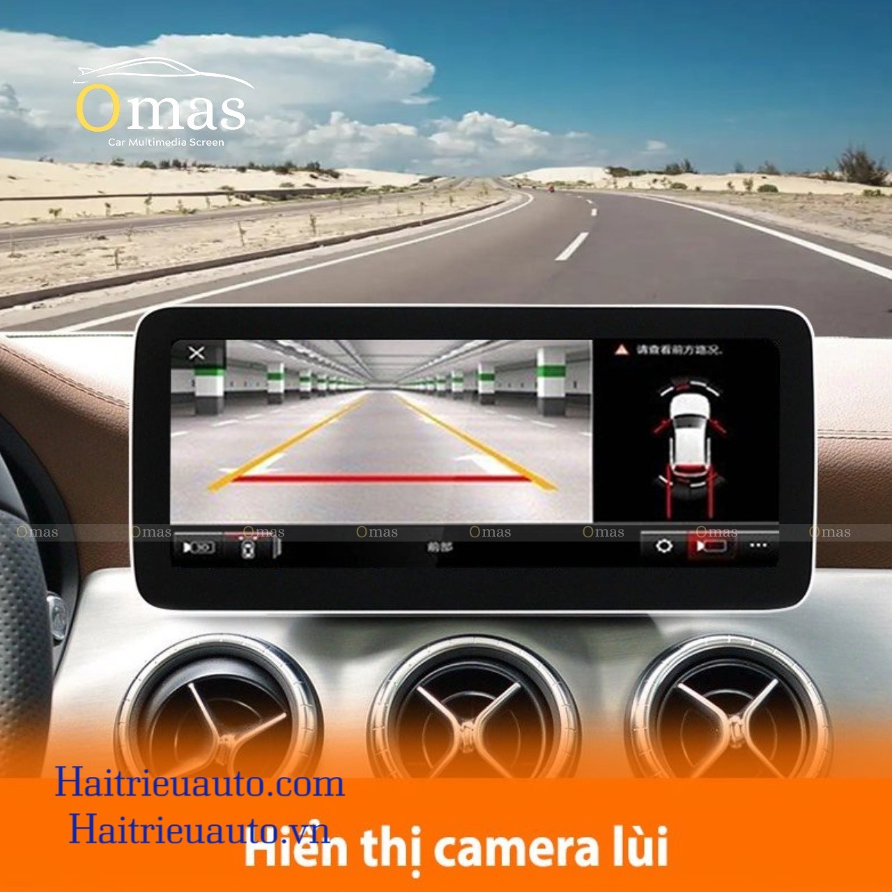 Màn hình android Omas pro xe mercedes GLA 5 Image