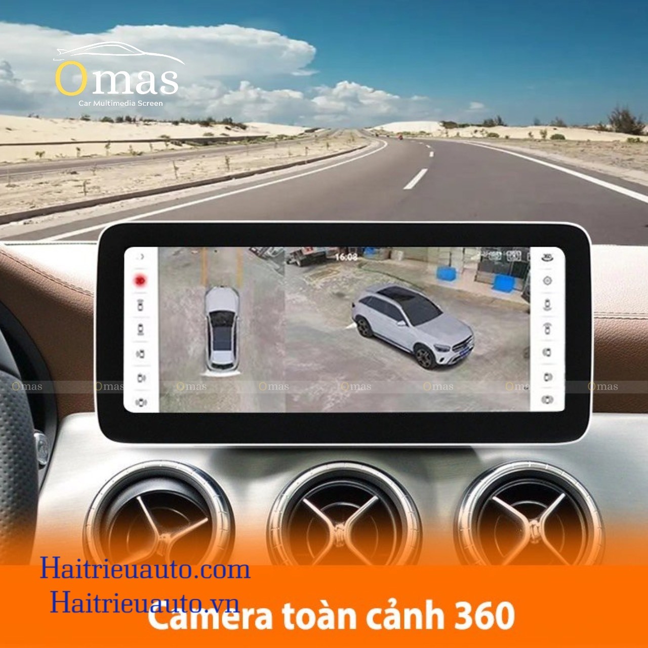 Màn hình android Omas pro xe mercedes A 10 Image