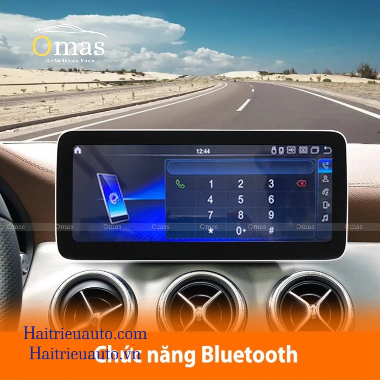 Màn hình android Omas xe mercedes CLA 9 Image