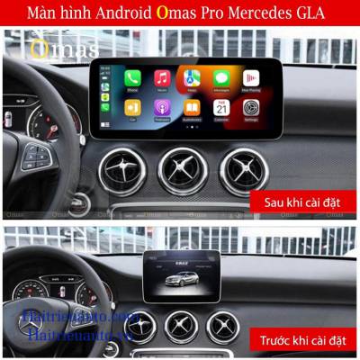 Màn hình android Omas 360 xe mercedes GLA