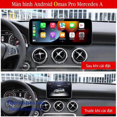 Màn hình android Omas 360 xe mercedes A