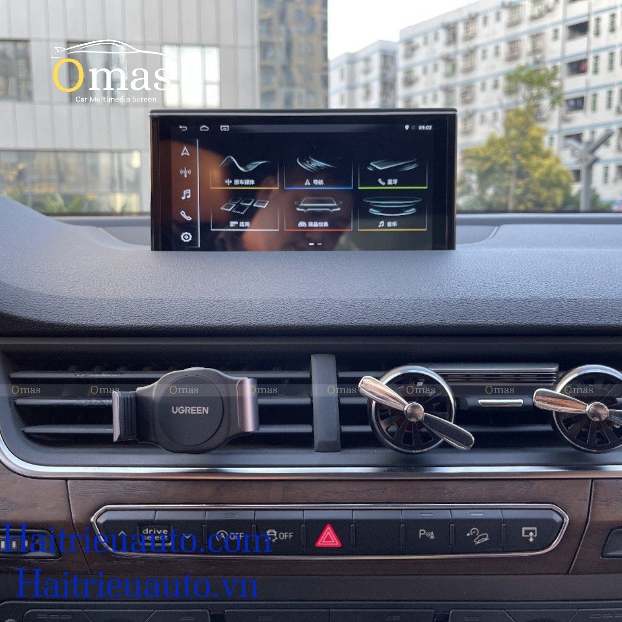 Màn hình android Omas 360 xe Audi q7 2017 5 Image