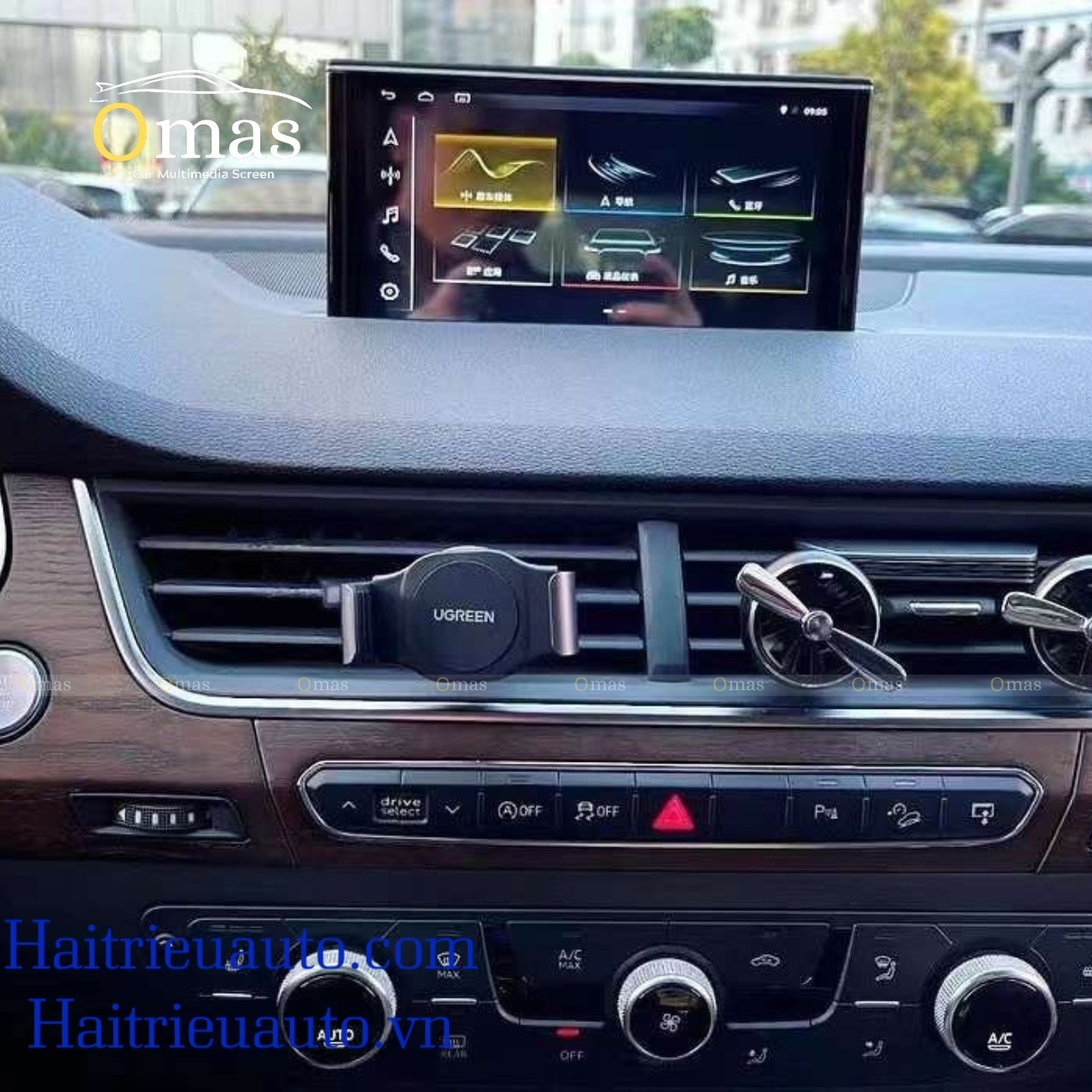 Màn hình android Omas 360 xe Audi q7 2017 2 Image