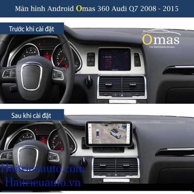 Màn hình android Omas xe Audi Q7