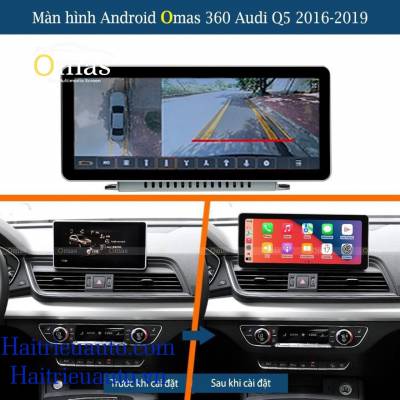 Màn hình android Omas 12in xe Audi Q5 2016-2019