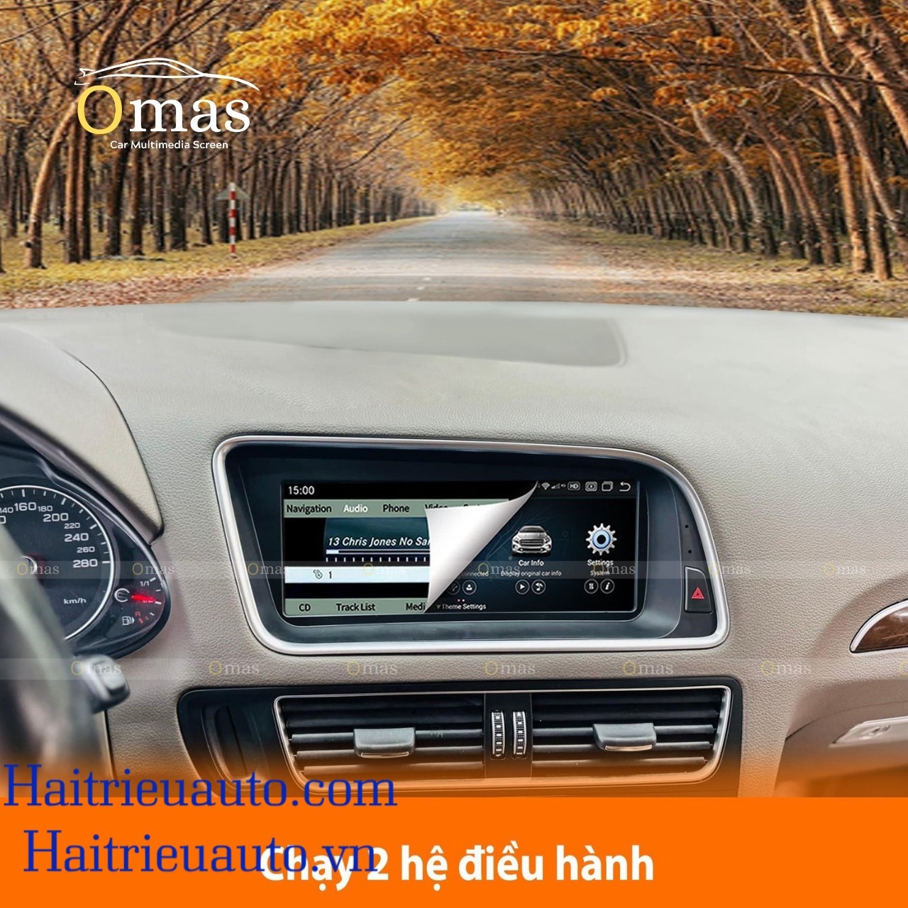Màn hình android Omas audi Q5 4 Image