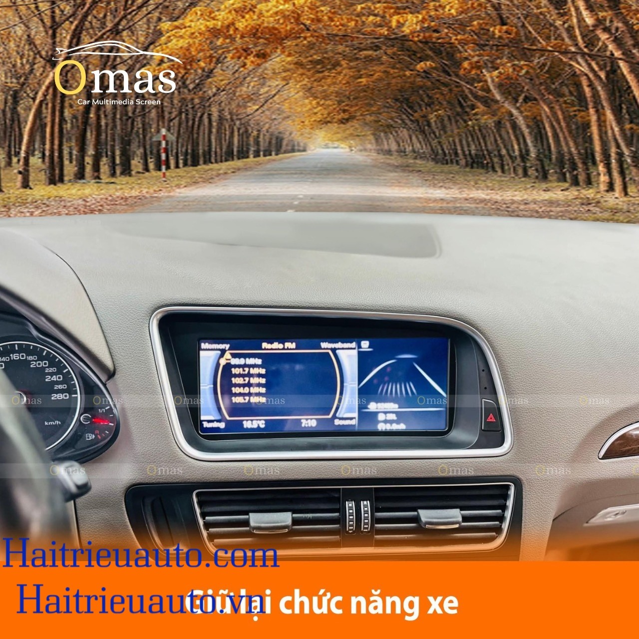 Màn hình android Omas audi Q5 7 Image