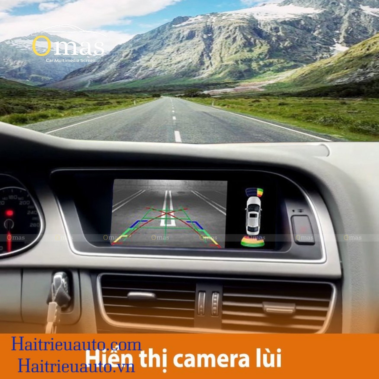 Màn hình android Omas xe Audi A5 3 Image