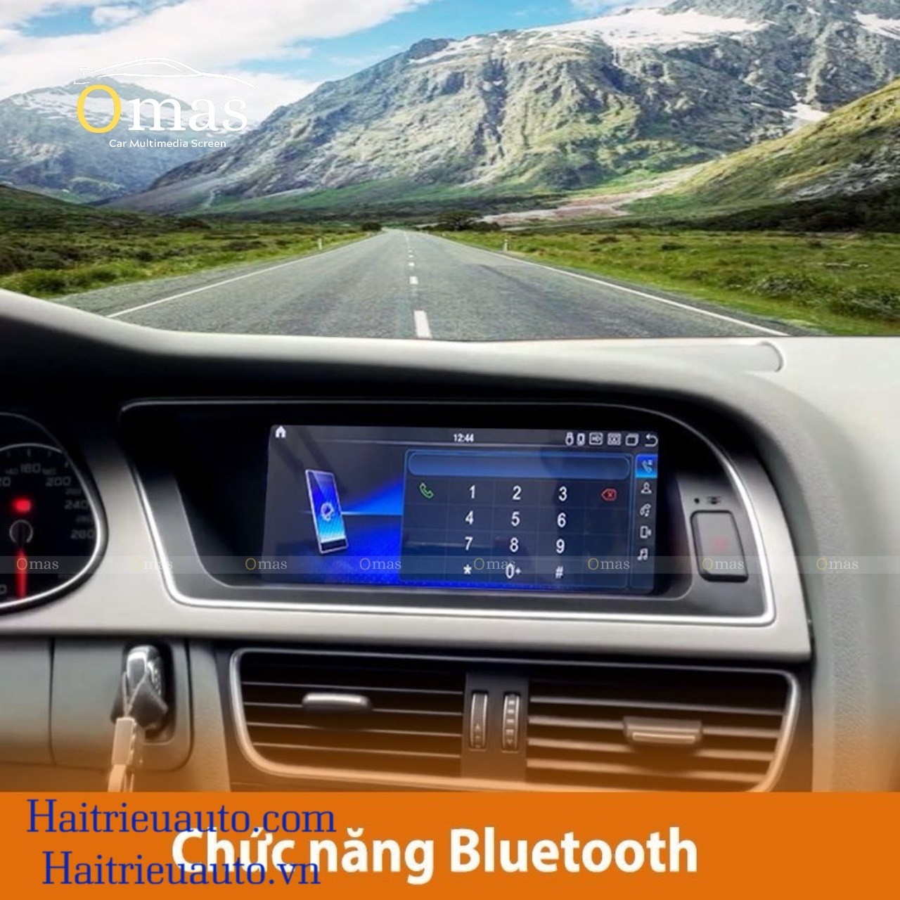 Màn hình android Omas xe Audi A5 7 Image