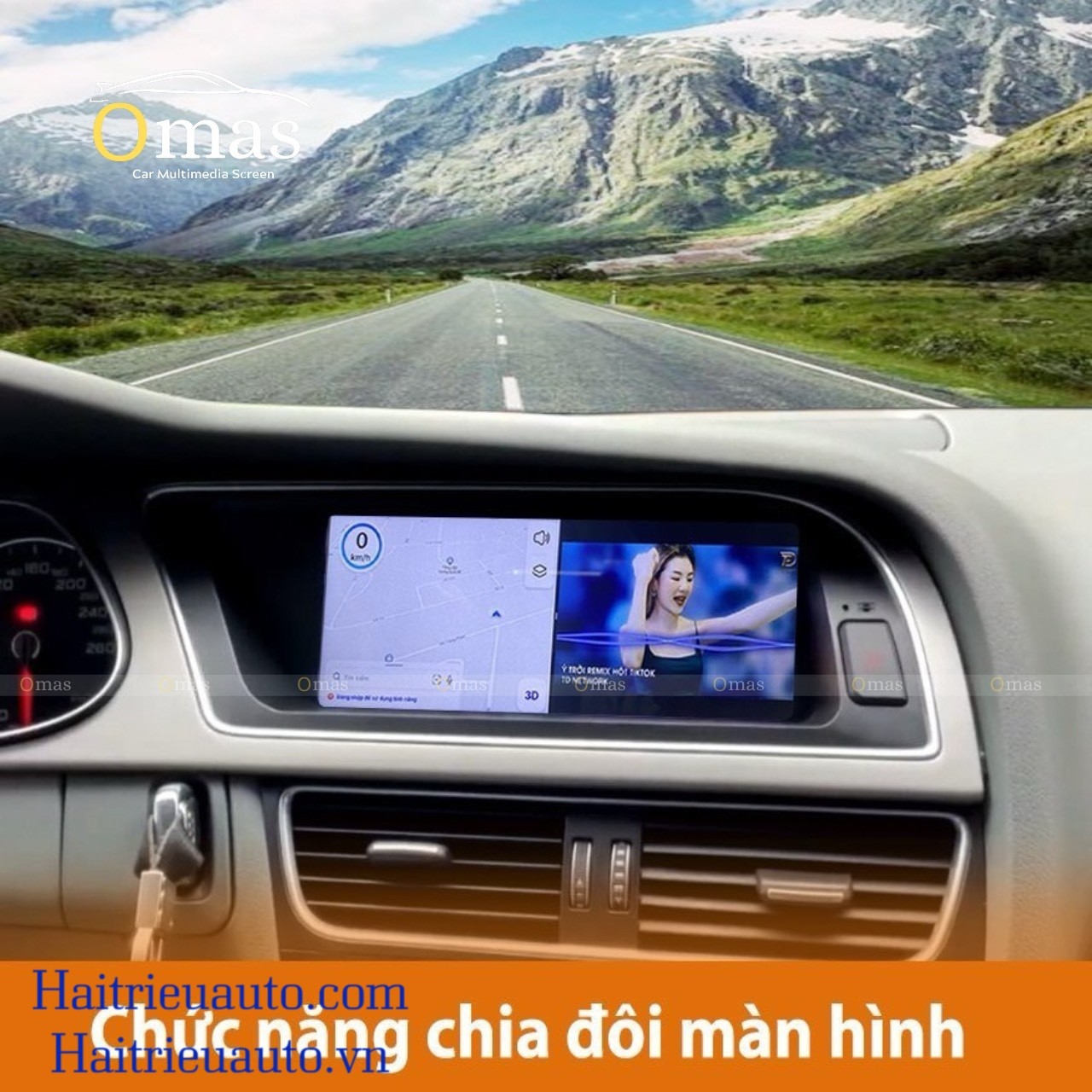 Màn hình android Omas xe Audi A5 9 Image