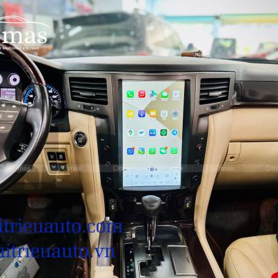 Màn hình android tesla Omas xe Lexus GX 460