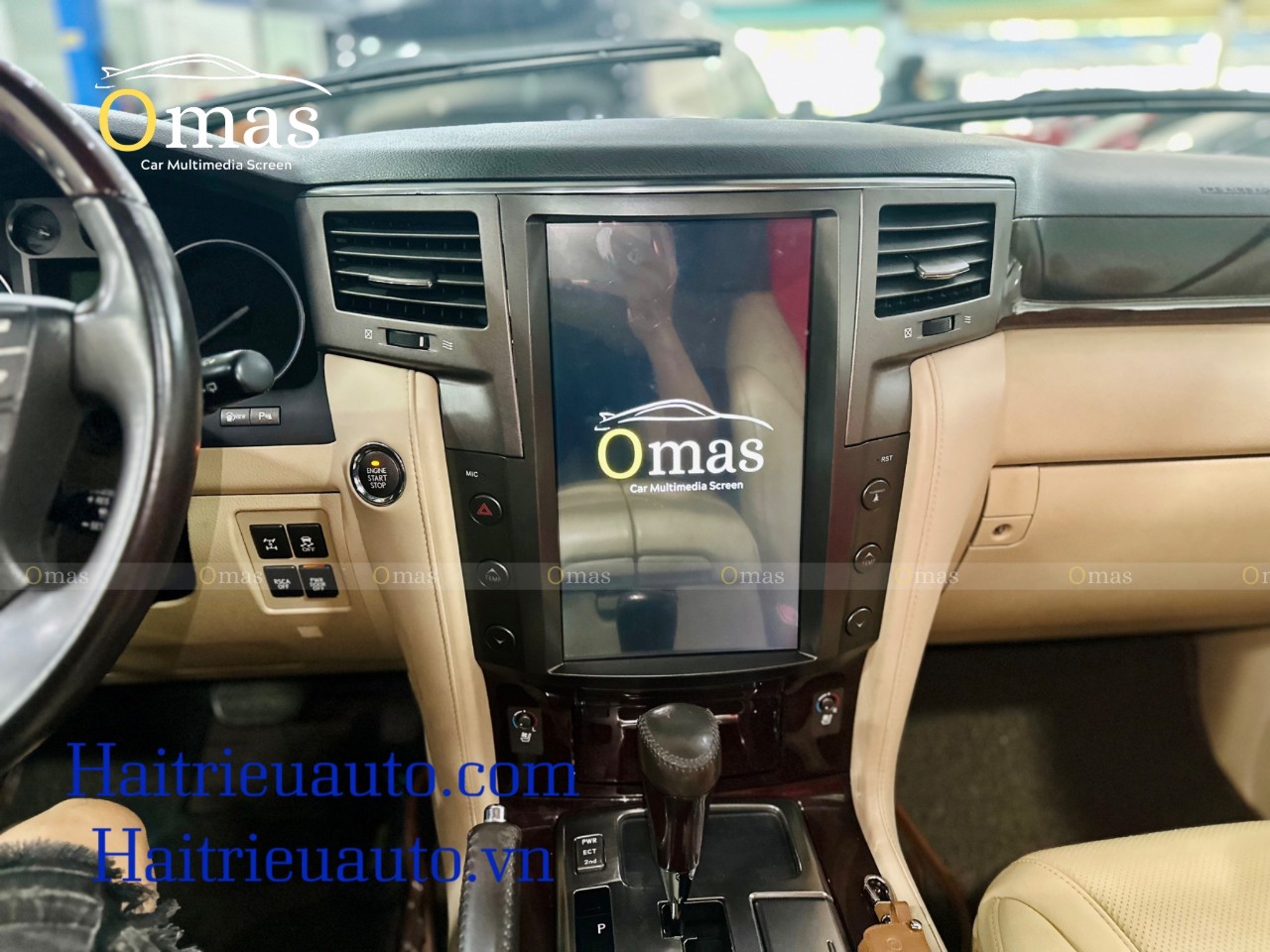 Màn hình android tesla Omas xe Lexus LX570 3 Image