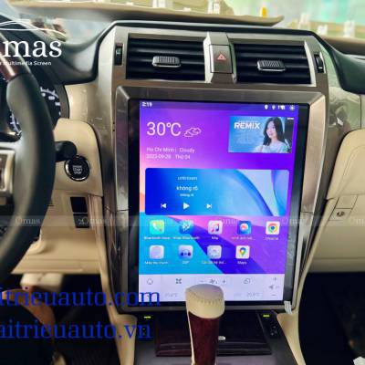 Màn hình android tesla Omas xe Lexus LS