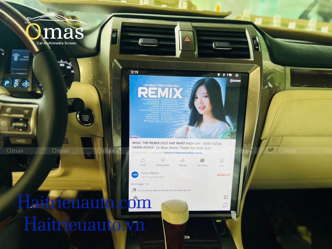 Màn hình android tesla Omas xe Lexus GX 460 6 Image