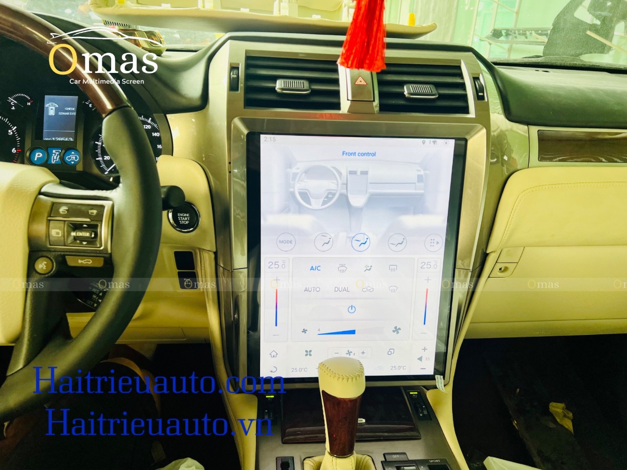 Màn hình android tesla Omas xe Lexus GX 460 7 Image