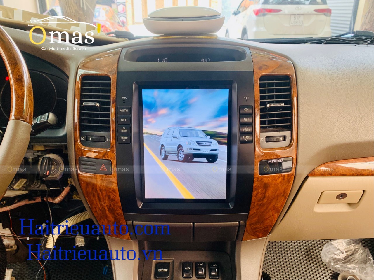 Màn hình android Omas tesla xe Lexus GX 470 2 Image