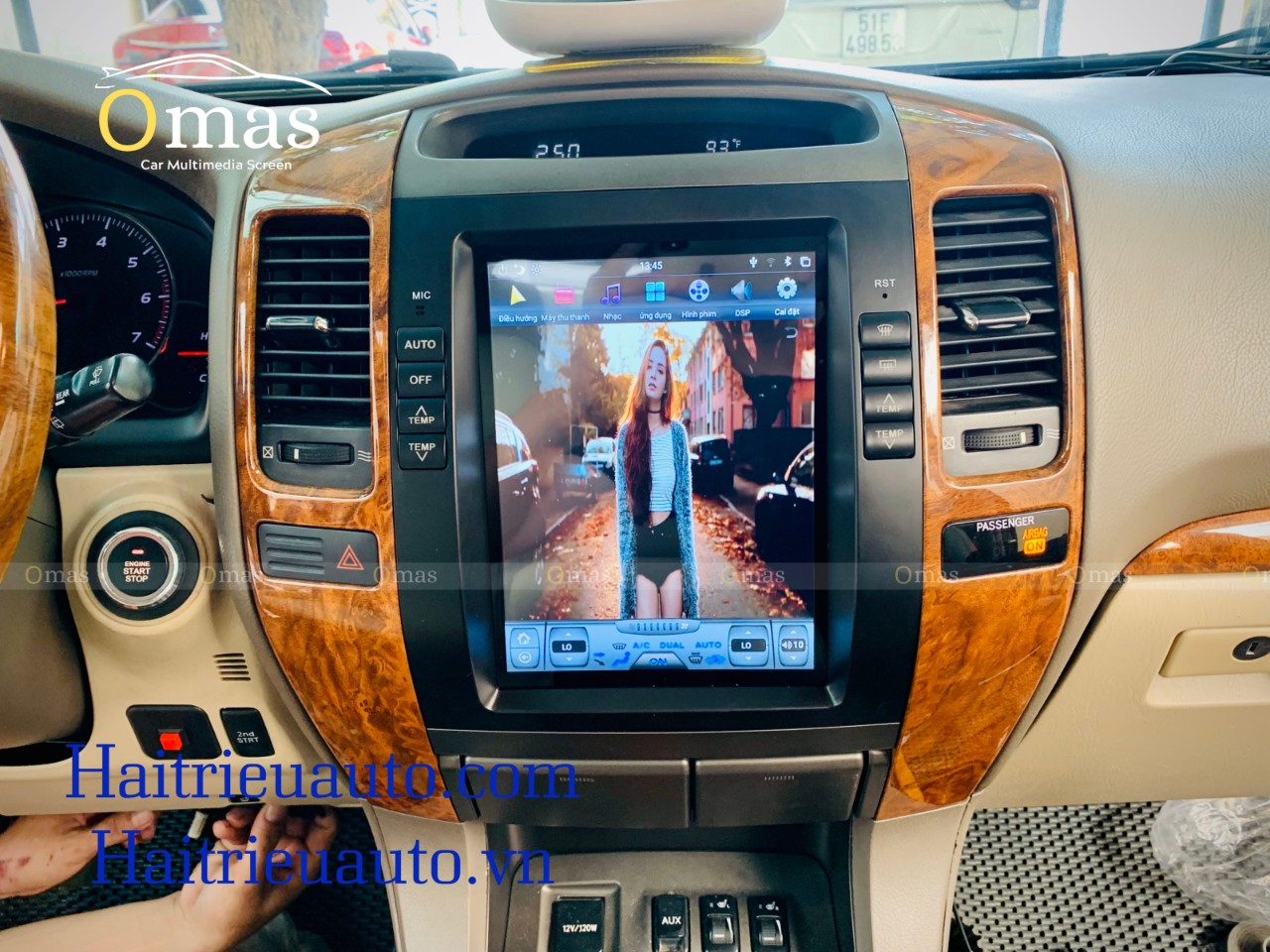 Màn hình android Omas tesla xe Lexus GX 470 5 Image