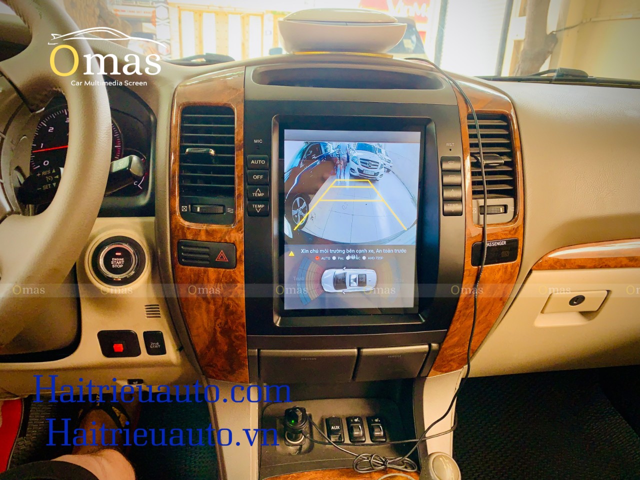 Màn hình android Omas tesla xe Lexus GX 470 6 Image