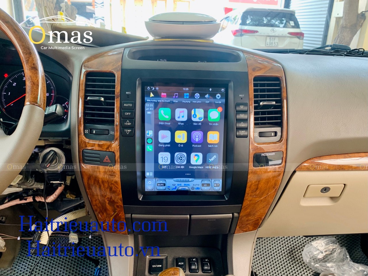 Màn hình android Omas tesla xe Lexus GX 470 7 Image