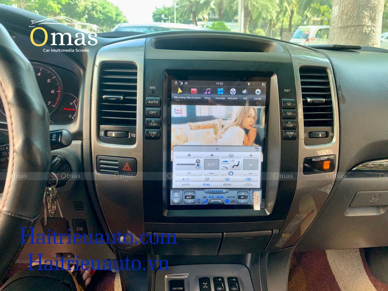 Màn hình android Omas tesla xe Lexus GX 470 8 Image