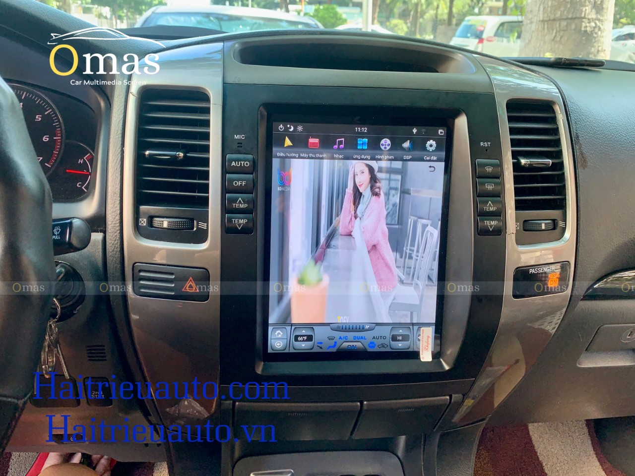 Màn hình android Omas tesla xe Lexus GX 470 9 Image
