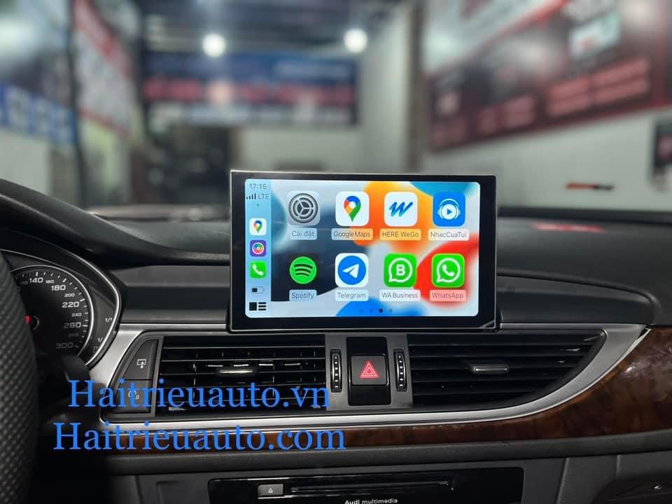 Màn hình android theo xe audi A6 2016 5 Image