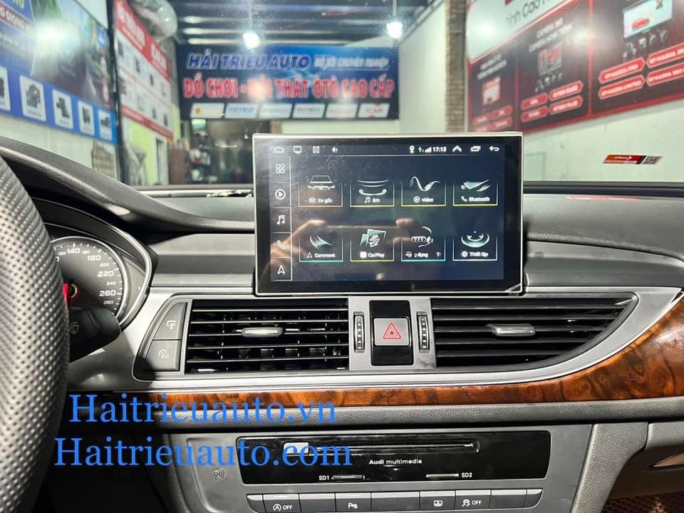 Màn hình android theo xe audi A6 2016 8 Image