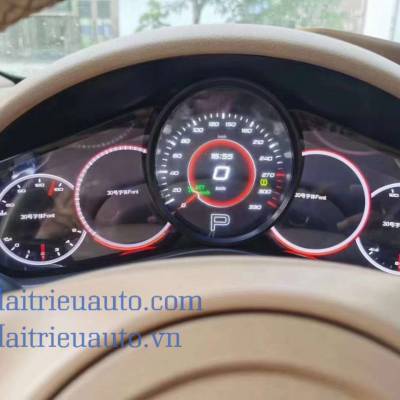 Màn hình điều hoa sau xe Porsche