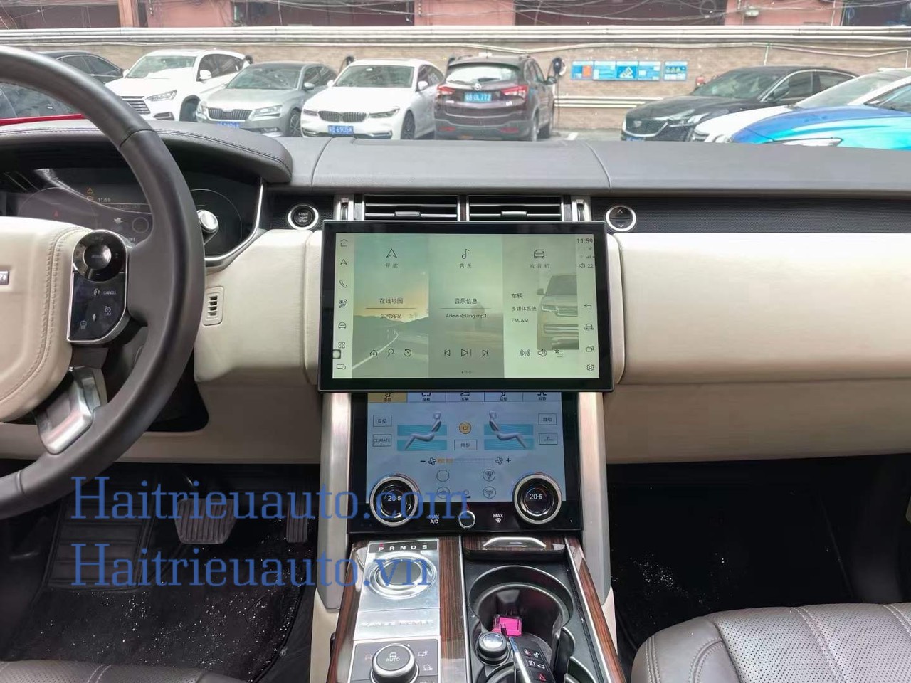 Màn hình android xe Range Rover Soprt 13in 3 Image