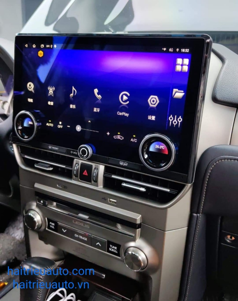 Màn hình android Omas xe Lexus GX460 3 Image