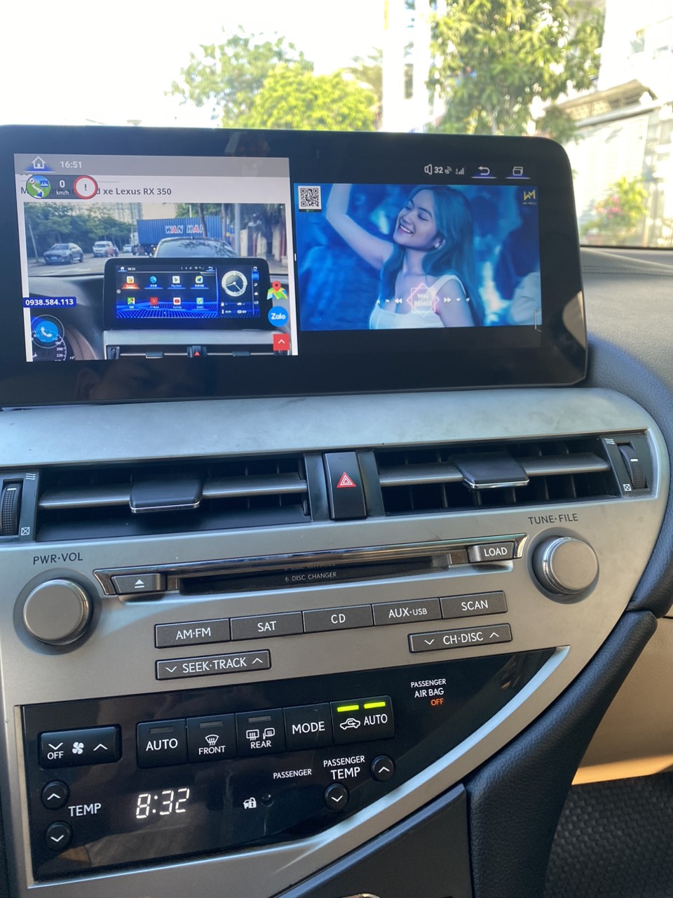 Màn hình android Omas 360 12in xe Lexus RX 2010-2014 6 Image