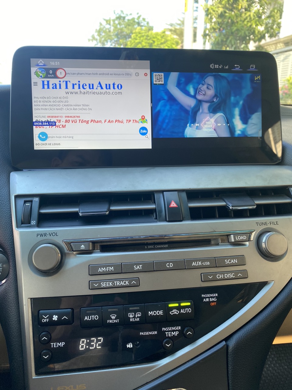 Màn hình android Omas 360 12in xe Lexus RX 2010-2014 4 Image